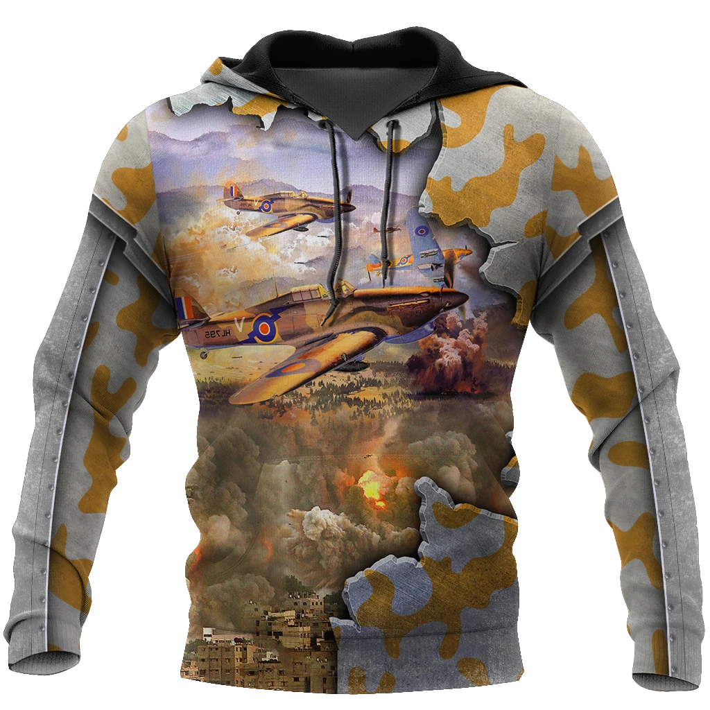 Awesome Hoodie 3D All Over Print Air Force Aircraft Supermarine Spitfire - Hoodie, T-Shirt, Zip Hoodies, Sweatshirt ND629