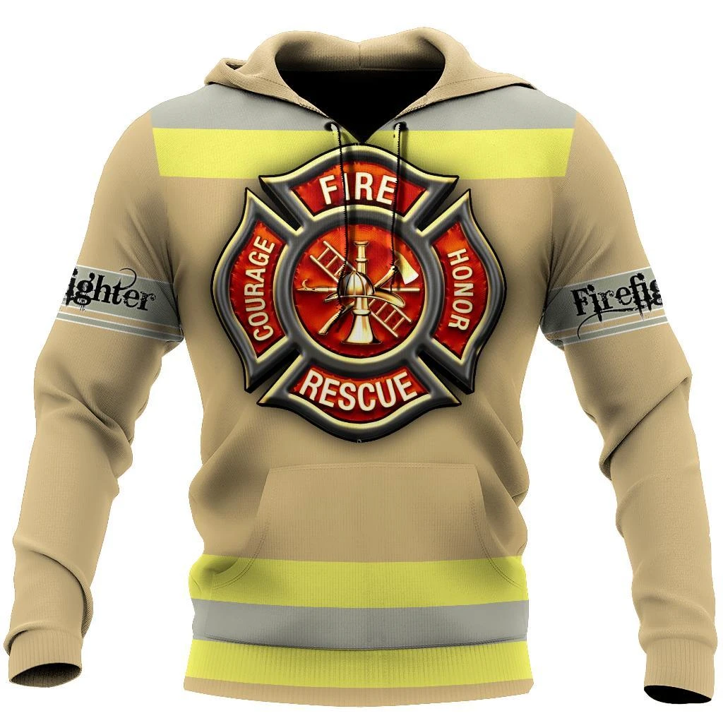 Awesome Hoodie 3D All Over Print Firefighter - Hoodie, T-Shirt, Zip Hoodies, Sweatshirt ND630