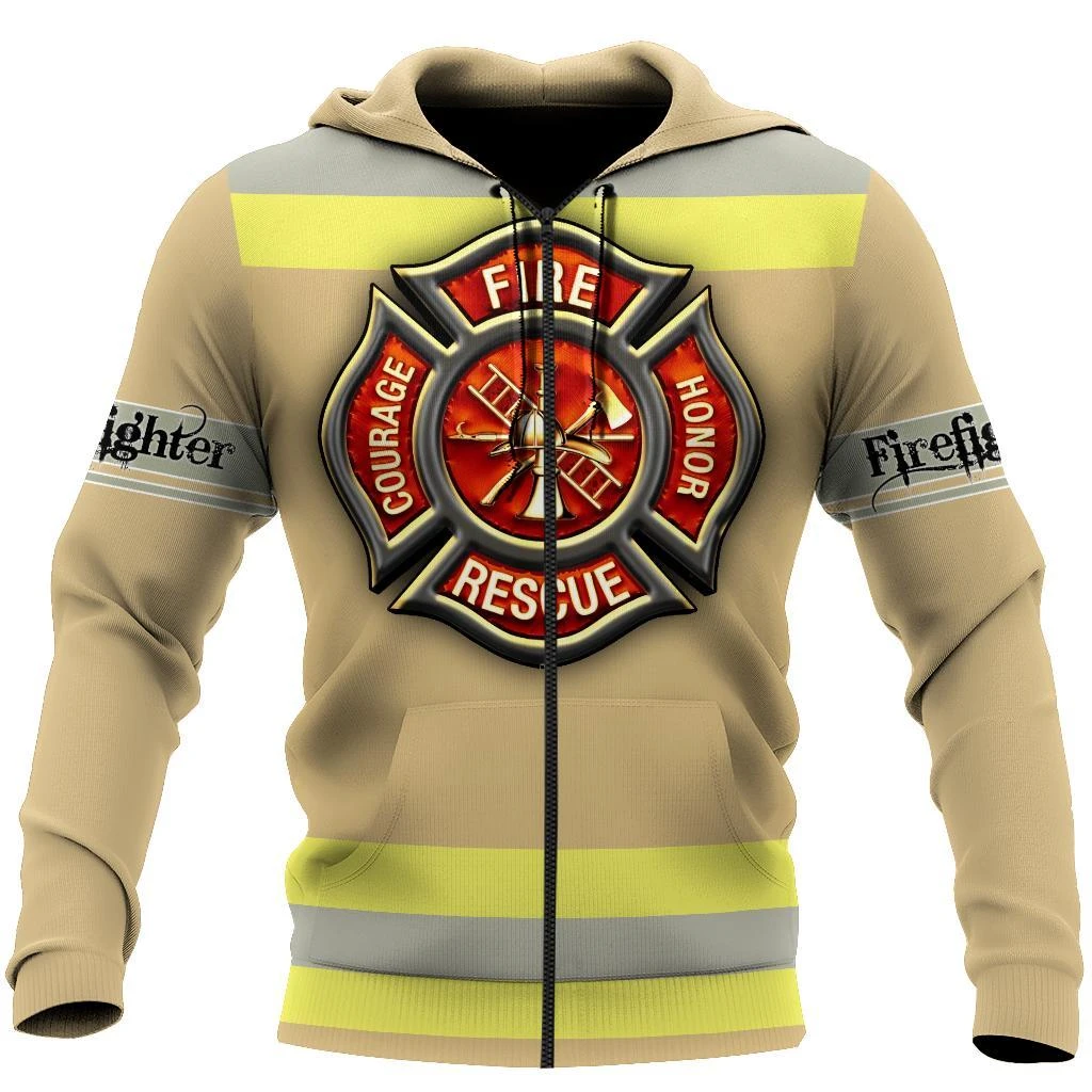 Awesome Hoodie 3D All Over Print Firefighter - Hoodie, T-Shirt, Zip Hoodies, Sweatshirt ND630