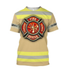 Awesome Hoodie 3D All Over Print Firefighter - Hoodie, T-Shirt, Zip Hoodies, Sweatshirt ND630