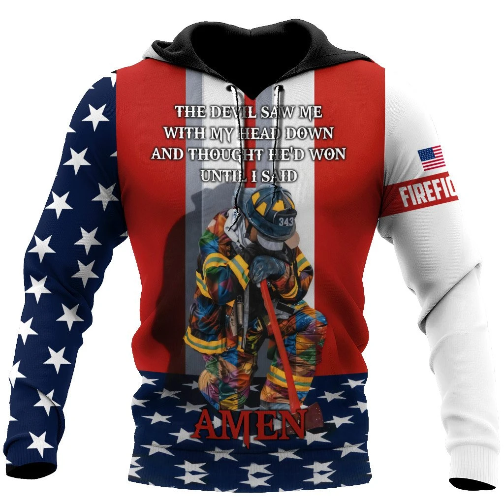 Awesome Hoodie 3D All Over Print Firefighter - Hoodie, T-Shirt, Zip Hoodies, Sweatshirt ND631