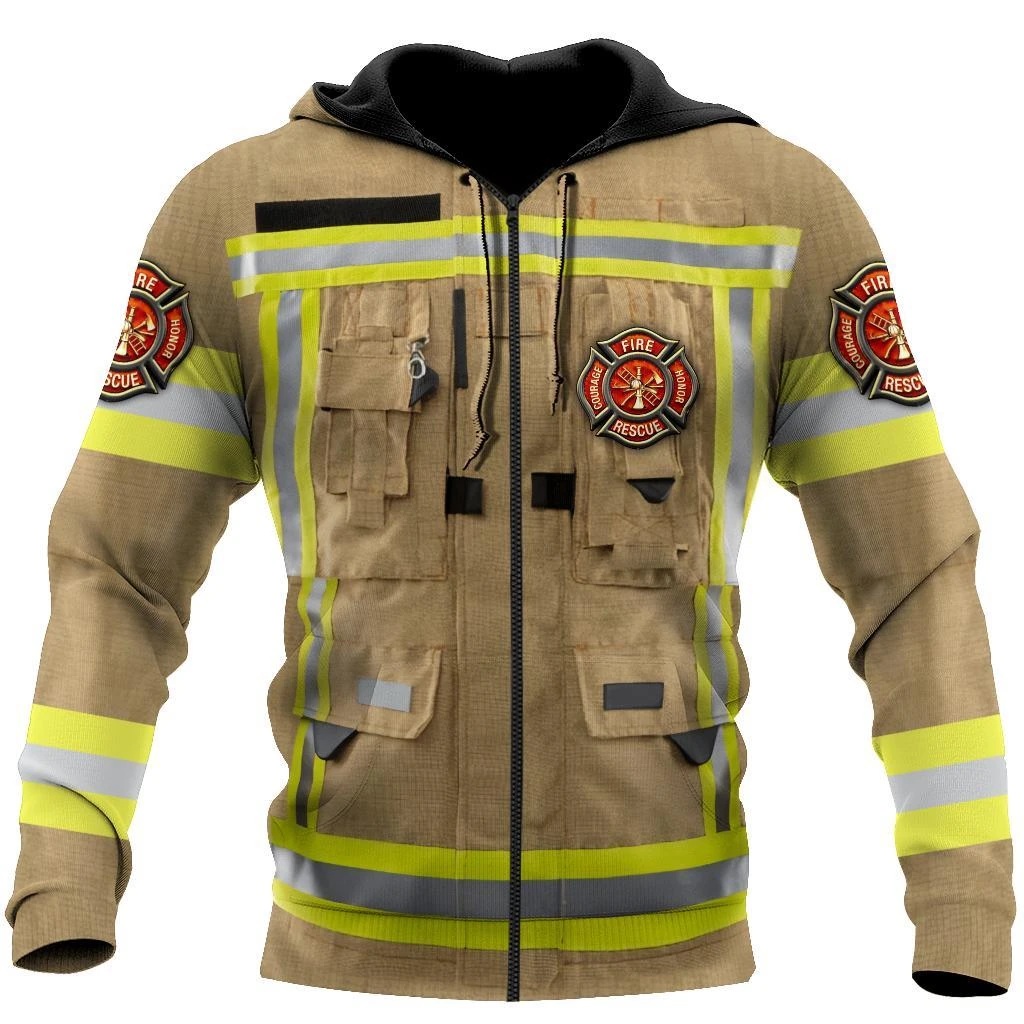 Awesome Hoodie 3D All Over Print Firefighter - Hoodie, T-Shirt, Zip Hoodies, Sweatshirt ND639