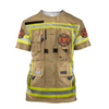 Awesome Hoodie 3D All Over Print Firefighter - Hoodie, T-Shirt, Zip Hoodies, Sweatshirt ND639