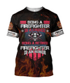 Awesome Hoodie 3D All Over Print Firefighter - Hoodie, T-Shirt, Zip Hoodies, Sweatshirt ND642