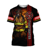 Awesome Hoodie 3D All Over Print Firefighter - Hoodie, T-Shirt, Zip Hoodies, Sweatshirt ND647