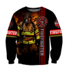 Awesome Hoodie 3D All Over Print Firefighter - Hoodie, T-Shirt, Zip Hoodies, Sweatshirt ND647