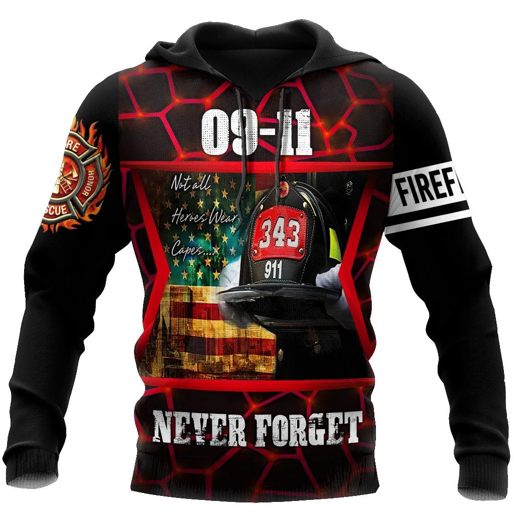 Awesome Hoodie 3D All Over Print Firefighter - Hoodie, T-Shirt, Zip Hoodies, Sweatshirt ND653