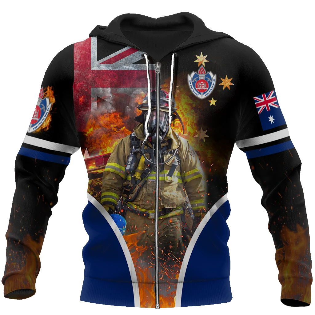 Awesome Hoodie 3D All Over Print Firefighter - Hoodie, T-Shirt, Zip Hoodies, Sweatshirt ND659