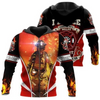 Awesome Hoodie 3D All Over Print Firefighter - Hoodie, T-Shirt, Zip Hoodies, Sweatshirt ND661