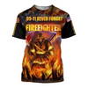 Awesome Hoodie 3D All Over Print Firefighter - Hoodie, T-Shirt, Zip Hoodies, Sweatshirt ND662