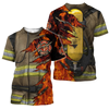 Awesome Hoodie 3D All Over Print Firefighter - Hoodie, T-Shirt, Zip Hoodies, Sweatshirt ND663