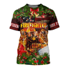 Awesome Hoodie 3D All Over Print Christmas  Firefighter - Hoodie, T-Shirt, Zip Hoodies, Sweatshirt ND667