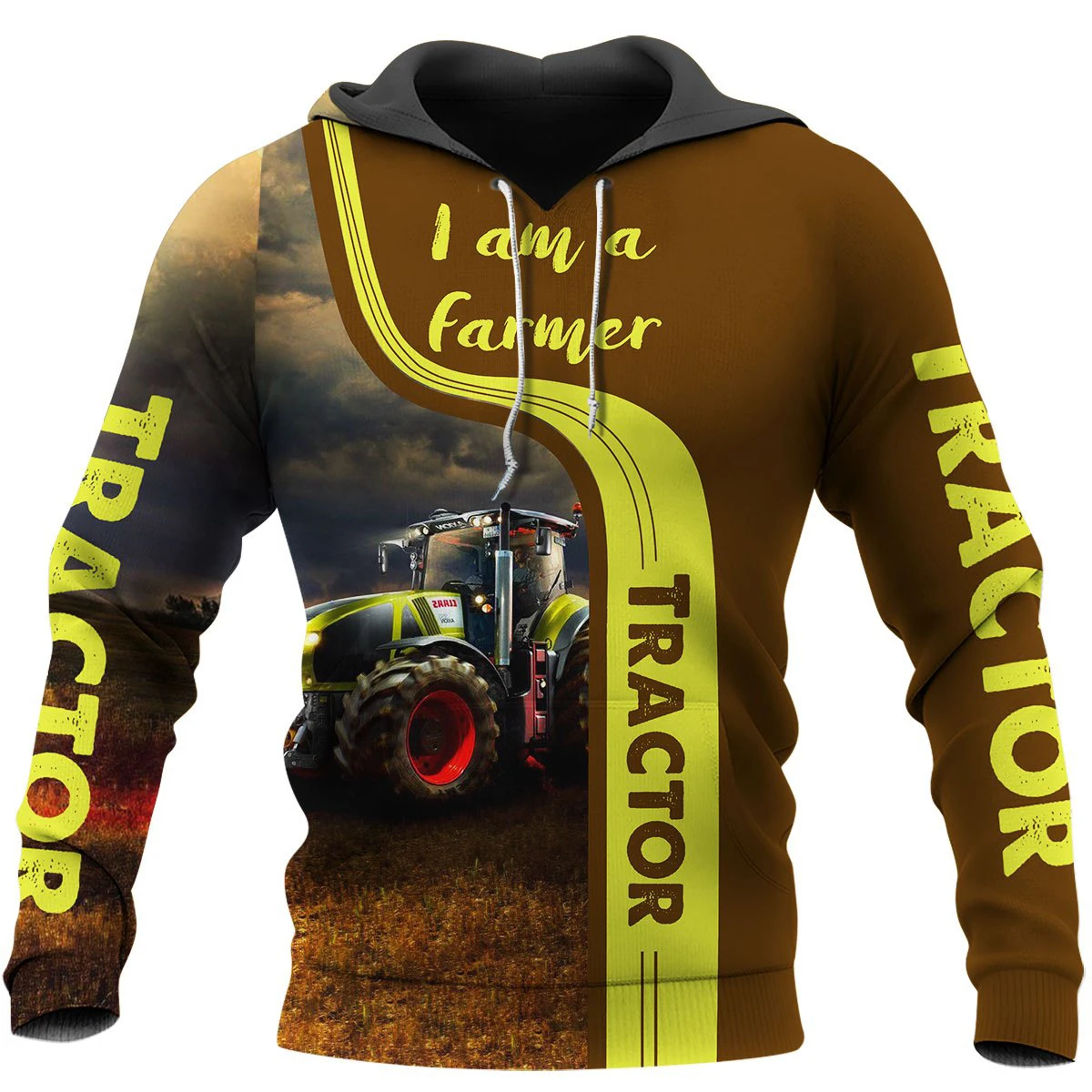 Awesome Hoodie 3D All Over Print Farmer Tractor - Hoodie, T-Shirt, Zip Hoodies, Sweatshirt ND671