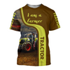 Awesome Hoodie 3D All Over Print Farmer Tractor - Hoodie, T-Shirt, Zip Hoodies, Sweatshirt ND671