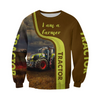 Awesome Hoodie 3D All Over Print Farmer Tractor - Hoodie, T-Shirt, Zip Hoodies, Sweatshirt ND671