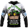 Awesome Hoodie 3D All Over Print Farmer Tractor - Hoodie, T-Shirt, Zip Hoodies, Sweatshirt ND672