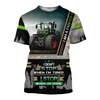 Awesome Hoodie 3D All Over Print Farmer Tractor - Hoodie, T-Shirt, Zip Hoodies, Sweatshirt ND674
