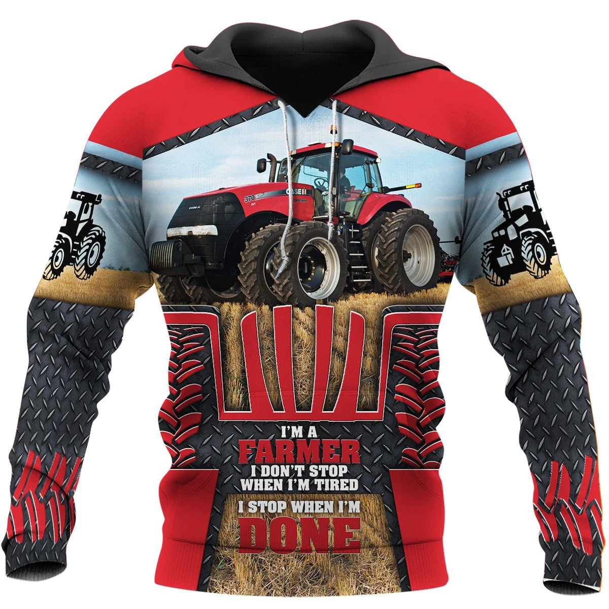 Awesome Hoodie 3D All Over Print Farmer Tractor - Hoodie, T-Shirt, Zip Hoodies, Sweatshirt ND675