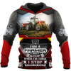Awesome Hoodie 3D All Over Print Farmer Tractor - Hoodie, T-Shirt, Zip Hoodies, Sweatshirt ND676