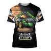 Awesome Hoodie 3D All Over Print Farmer Tractor - Hoodie, T-Shirt, Zip Hoodies, Sweatshirt ND677