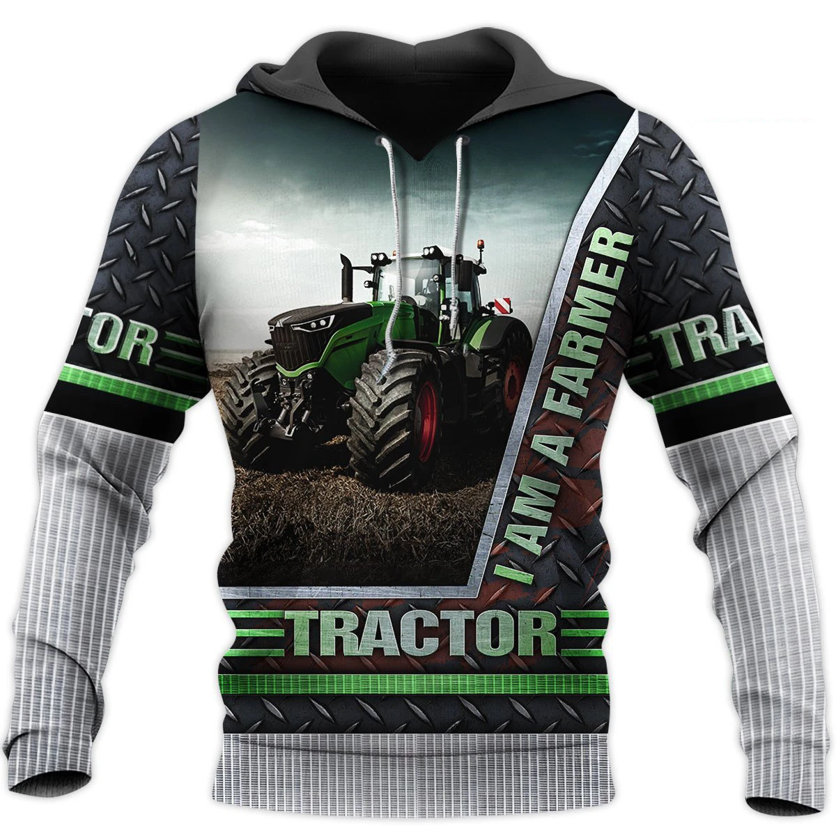 Awesome Hoodie 3D All Over Print Farmer Tractor - Hoodie, T-Shirt, Zip Hoodies, Sweatshirt ND678