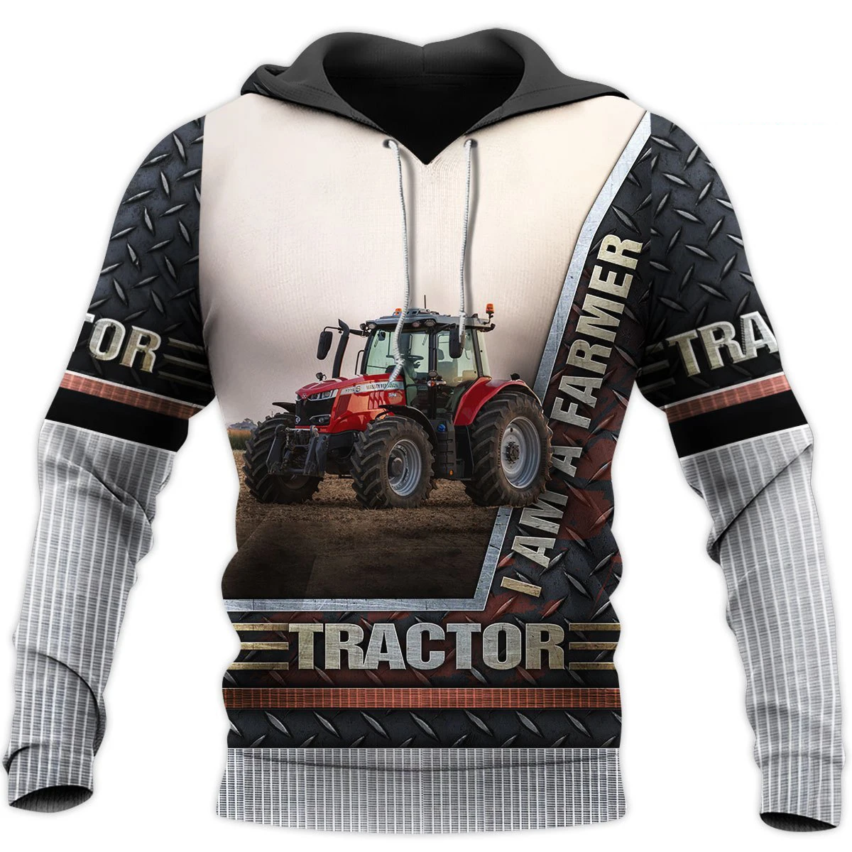 Awesome Hoodie 3D All Over Print Farmer Tractor - Hoodie, T-Shirt, Zip Hoodies, Sweatshirt ND679