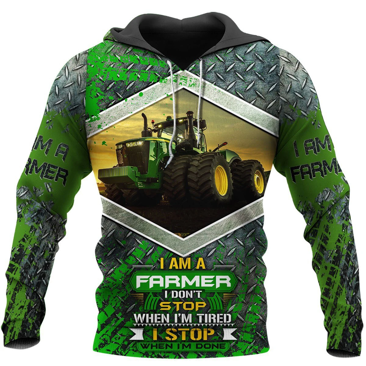 Awesome Hoodie 3D All Over Print Farmer Tractor - Hoodie, T-Shirt, Zip Hoodies, Sweatshirt ND680