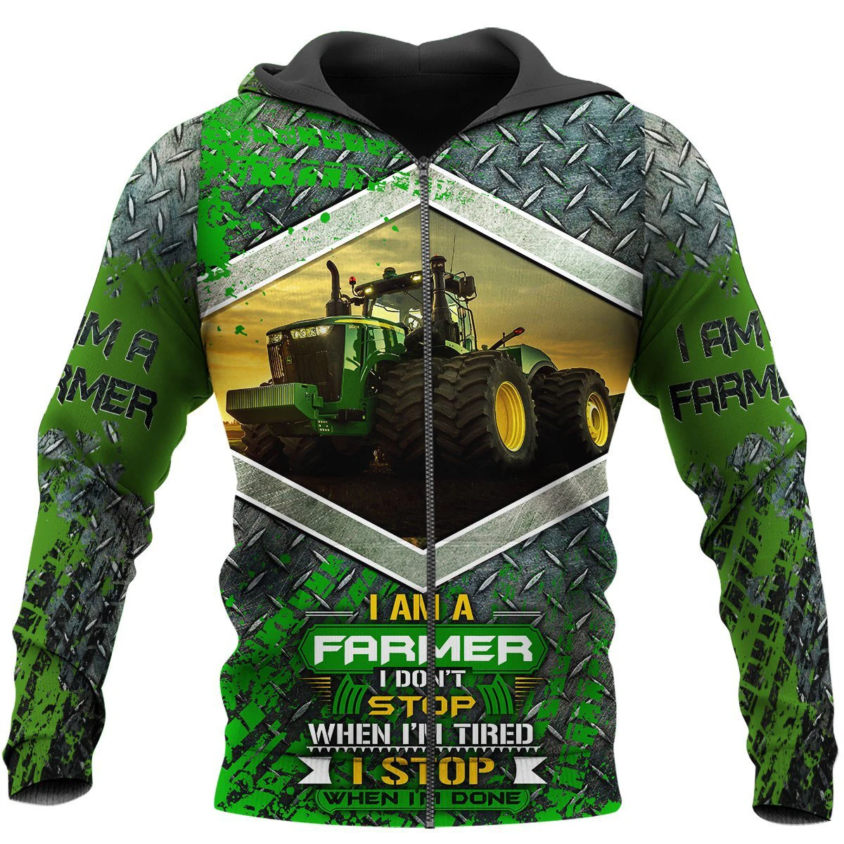 Awesome Hoodie 3D All Over Print Farmer Tractor - Hoodie, T-Shirt, Zip Hoodies, Sweatshirt ND680