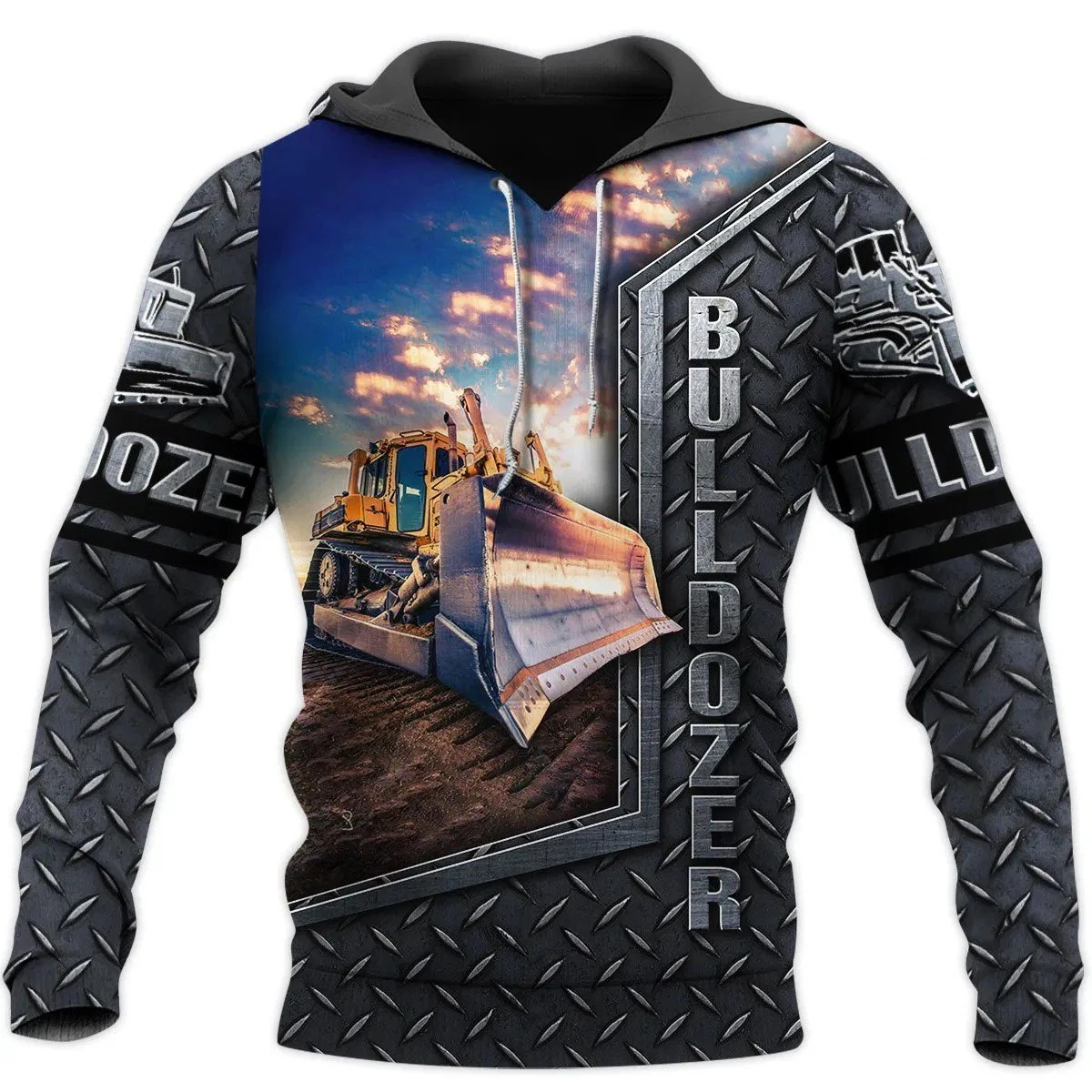 Awesome Hoodie 3D All Over Print Farmer Bulldozer - Hoodie, T-Shirt, Zip Hoodies, Sweatshirt ND685