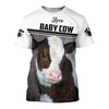 Awesome Hoodie 3D All Over Print Love Baby Cows - Hoodie, T-Shirt, Zip Hoodies, Sweatshirt ND688