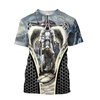 Awesome Hoodie 3D All Over Print Knight Templar - Hoodie, T-Shirt, Zip Hoodies, Sweatshirt ND691