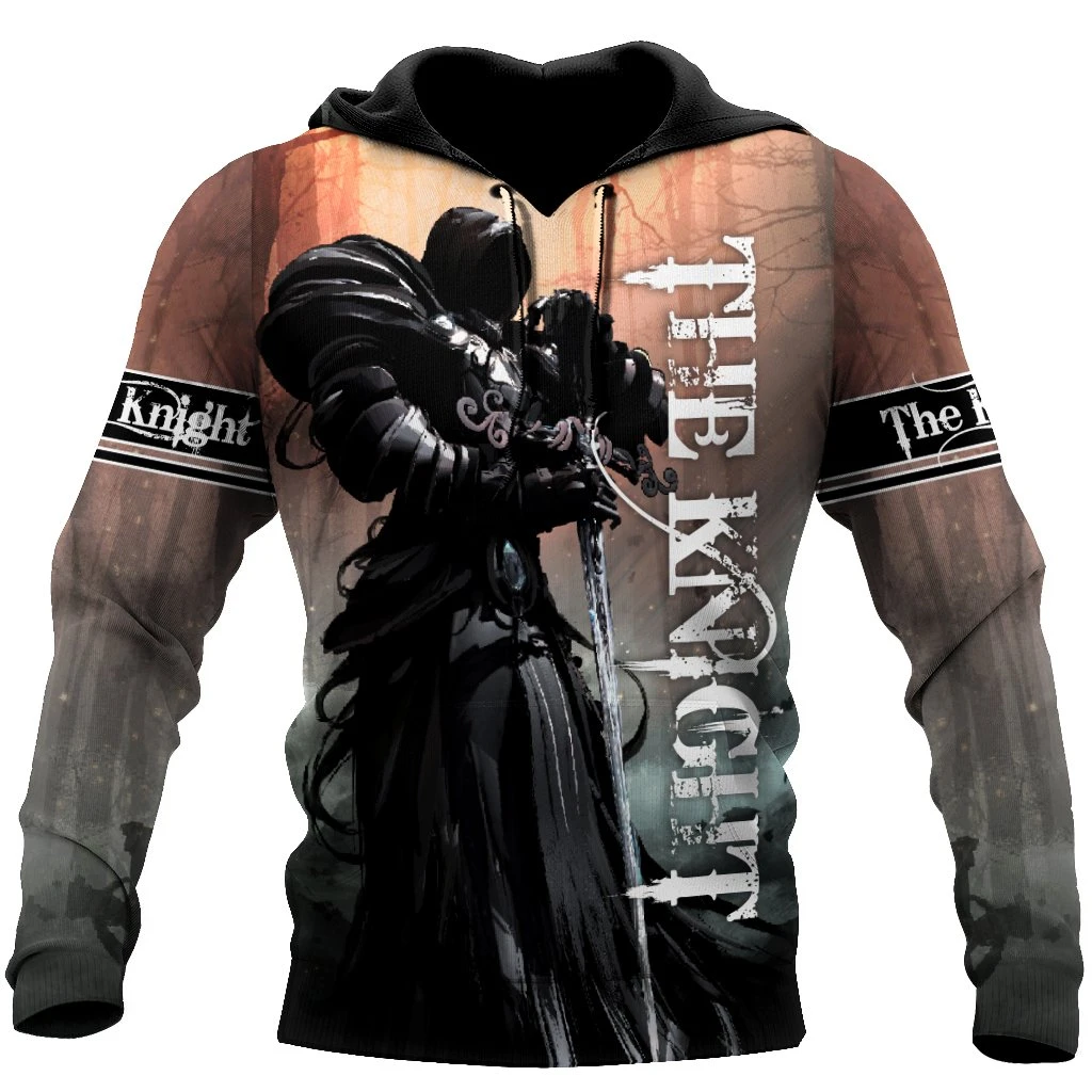 Awesome Hoodie 3D All Over Print Knight Templar - Hoodie, T-Shirt, Zip Hoodies, Sweatshirt ND695