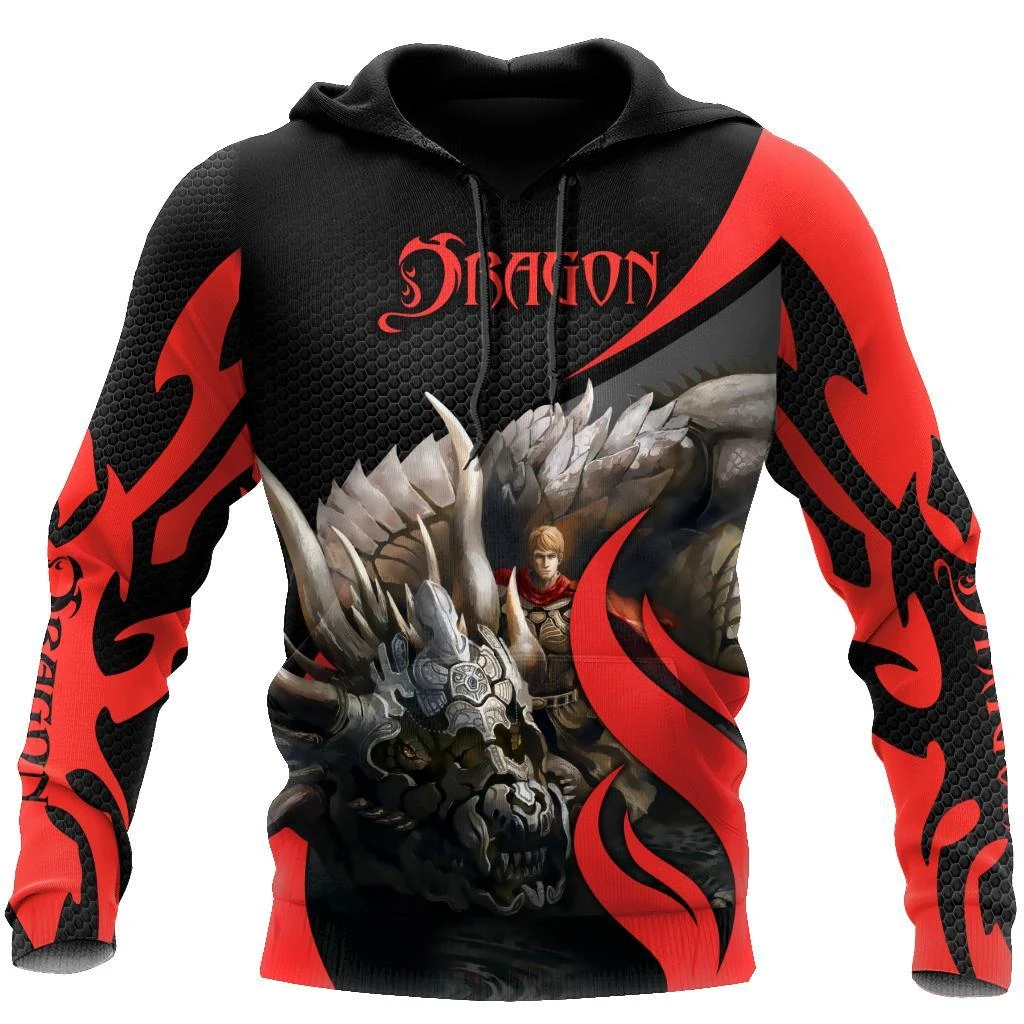 Awesome Hoodie 3D All Over Print Dragon Knight - Hoodie, T-Shirt, Zip Hoodies, Sweatshirt ND698