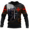 Awesome Hoodie 3D All Over Print Knight Templar - Hoodie, T-Shirt, Zip Hoodies, Sweatshirt ND699