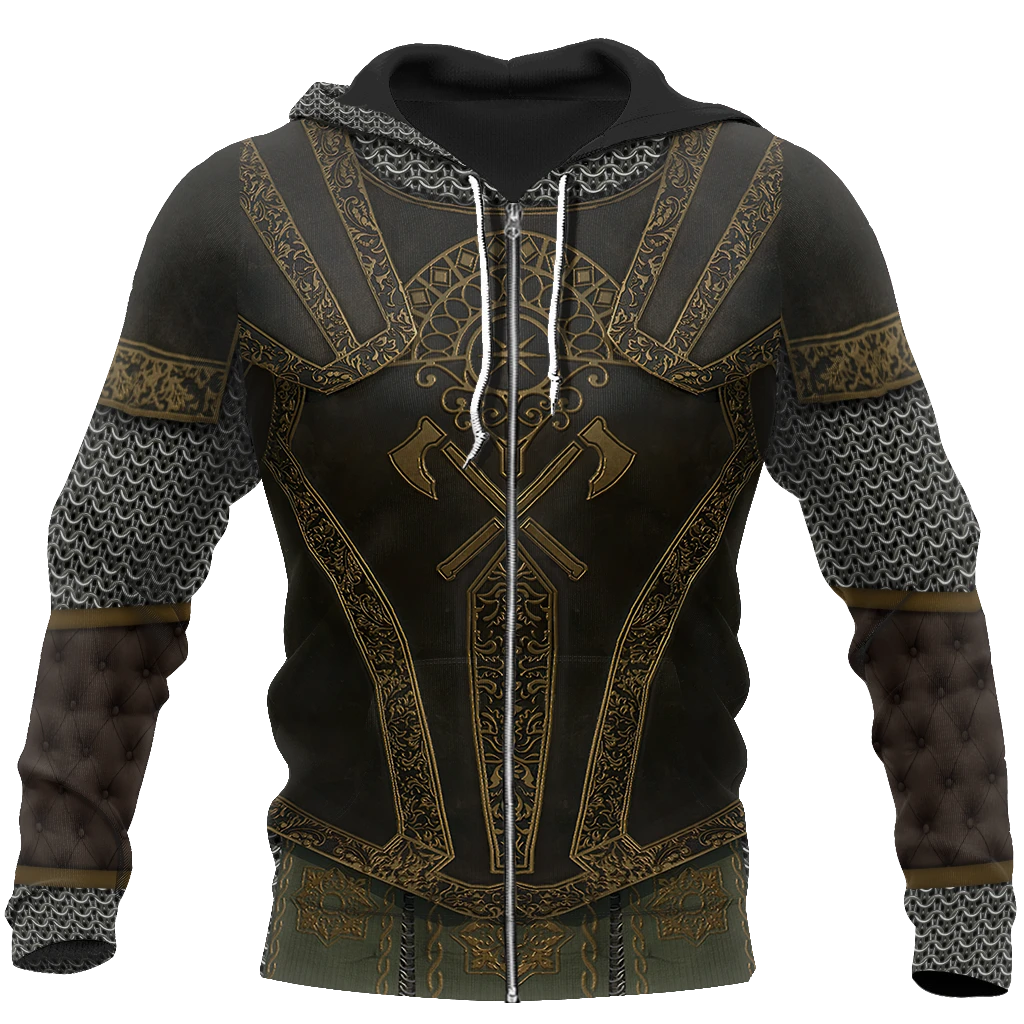 Awesome Hoodie 3D All Over Print Knight Amor - Hoodie, T-Shirt, Zip Hoodies, Sweatshirt ND703