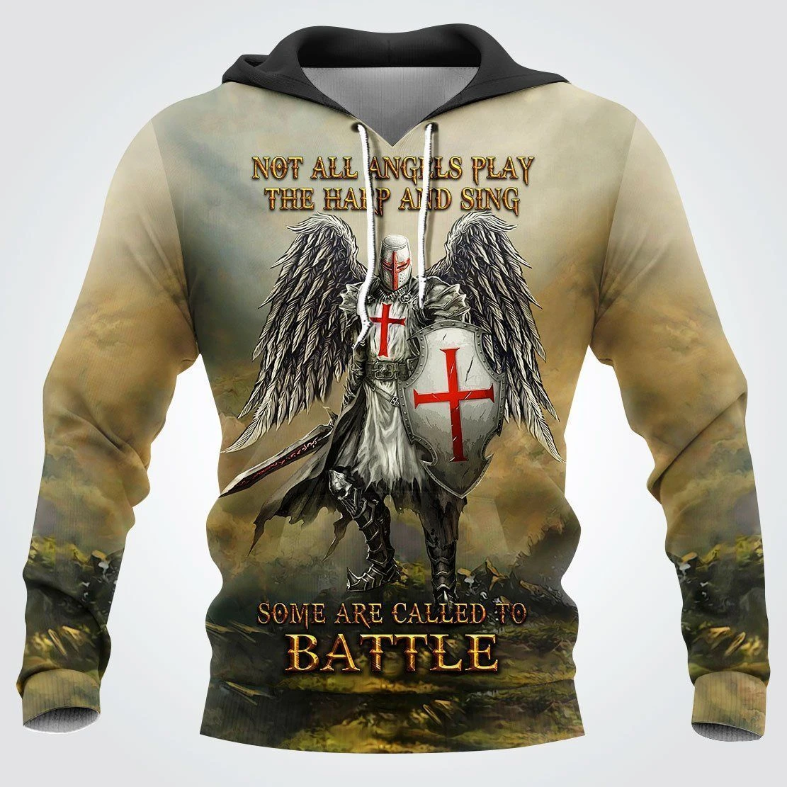 Awesome Hoodie 3D All Over Print Knight Templar - Hoodie, T-Shirt, Zip Hoodies, Sweatshirt ND705