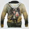 Awesome Hoodie 3D All Over Print Knight Templar - Hoodie, T-Shirt, Zip Hoodies, Sweatshirt ND705