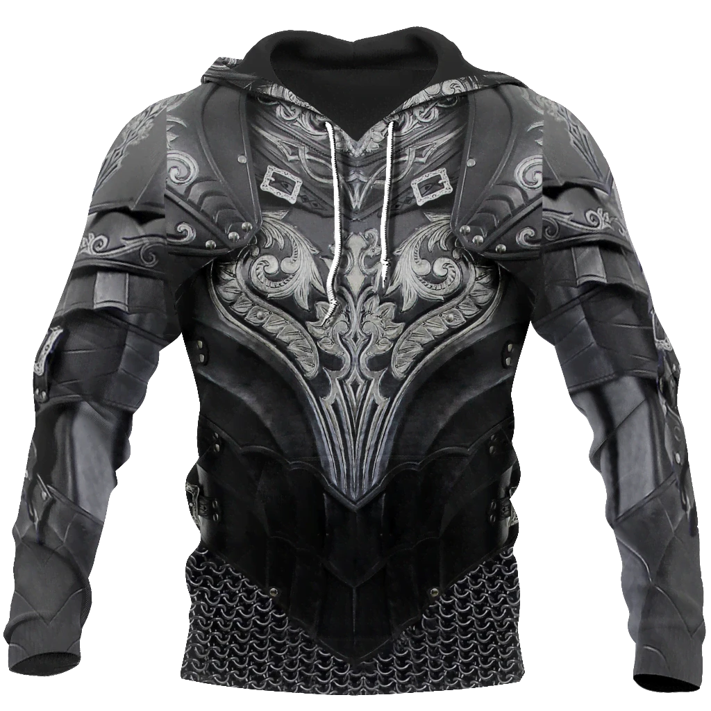 Awesome Hoodie 3D All Over Print Chainmail Knight Armor - Hoodie, T-Shirt, Zip Hoodies, Sweatshirt ND706