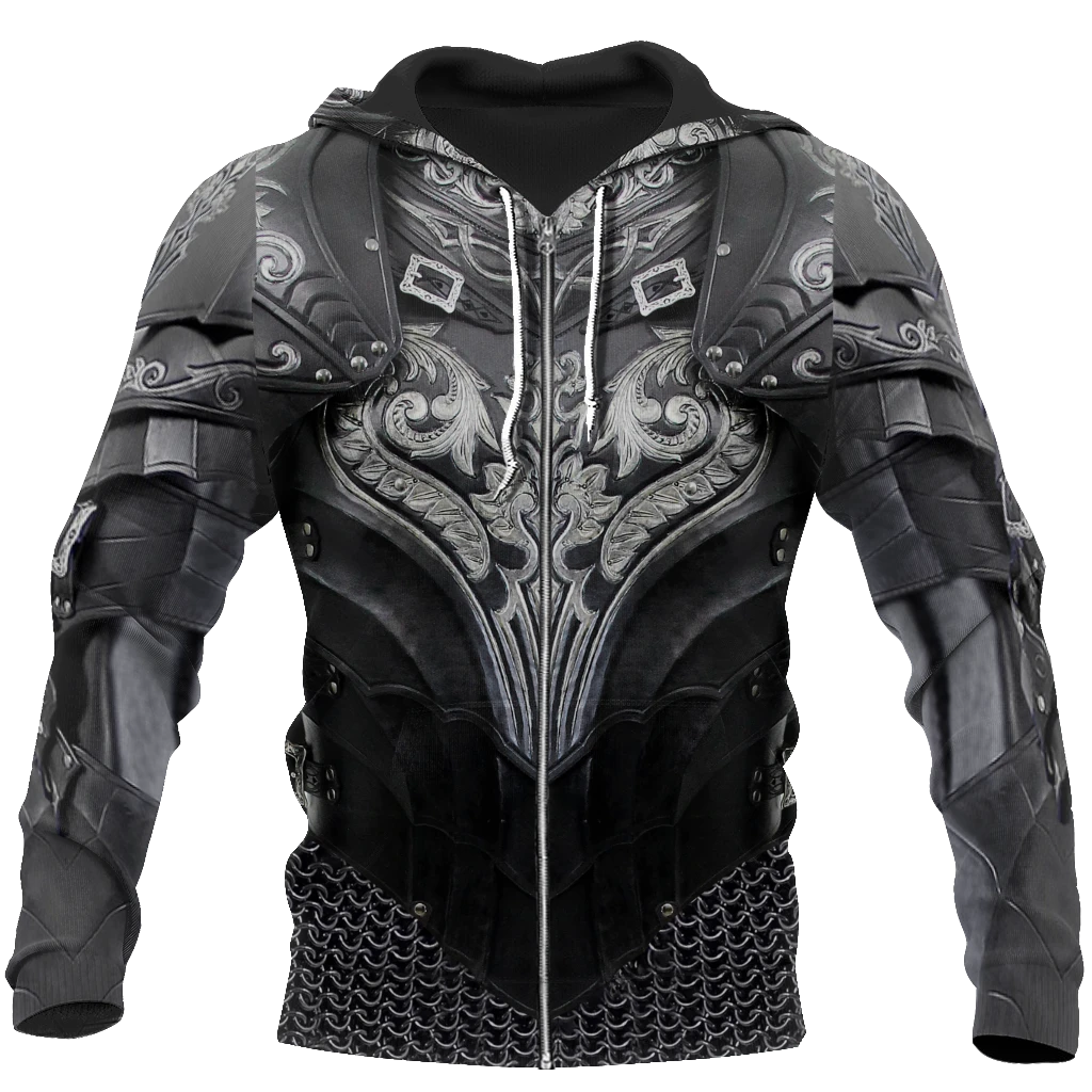 Awesome Hoodie 3D All Over Print Chainmail Knight Armor - Hoodie, T-Shirt, Zip Hoodies, Sweatshirt ND706