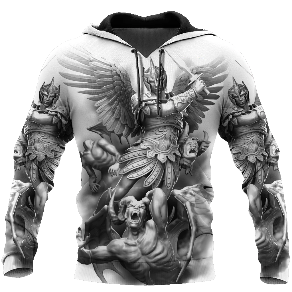 Awesome Hoodie 3D All Over Print Michael The Archangel - Hoodie, T-Shirt, Zip Hoodies, Sweatshirt ND707