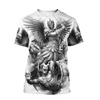 Awesome Hoodie 3D All Over Print Michael The Archangel - Hoodie, T-Shirt, Zip Hoodies, Sweatshirt ND707