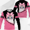 Awesome Hoodie 3D All Over Print Cat Cancer Warrior Paws For The Cure - Hoodie, T-Shirt, Zip Hoodies, Sweatshirt ND709