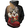 Awesome Hoodie 3D All Over Print Cat Chrismas - Hoodie, T-Shirt, Zip Hoodies, Sweatshirt ND713