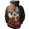 Awesome Hoodie 3D All Over Print Cat Chrismas - Hoodie, T-Shirt, Zip Hoodies, Sweatshirt ND713