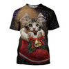 Awesome Hoodie 3D All Over Print Cat Chrismas - Hoodie, T-Shirt, Zip Hoodies, Sweatshirt ND713