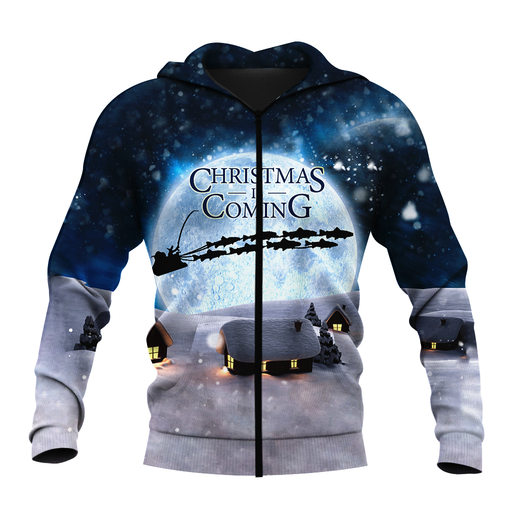 Awesome Hoodie 3D All Over Print Chrismas Is Coming Limited Edition - Hoodie, T-Shirt, Zip Hoodies, Sweatshirt ND772
