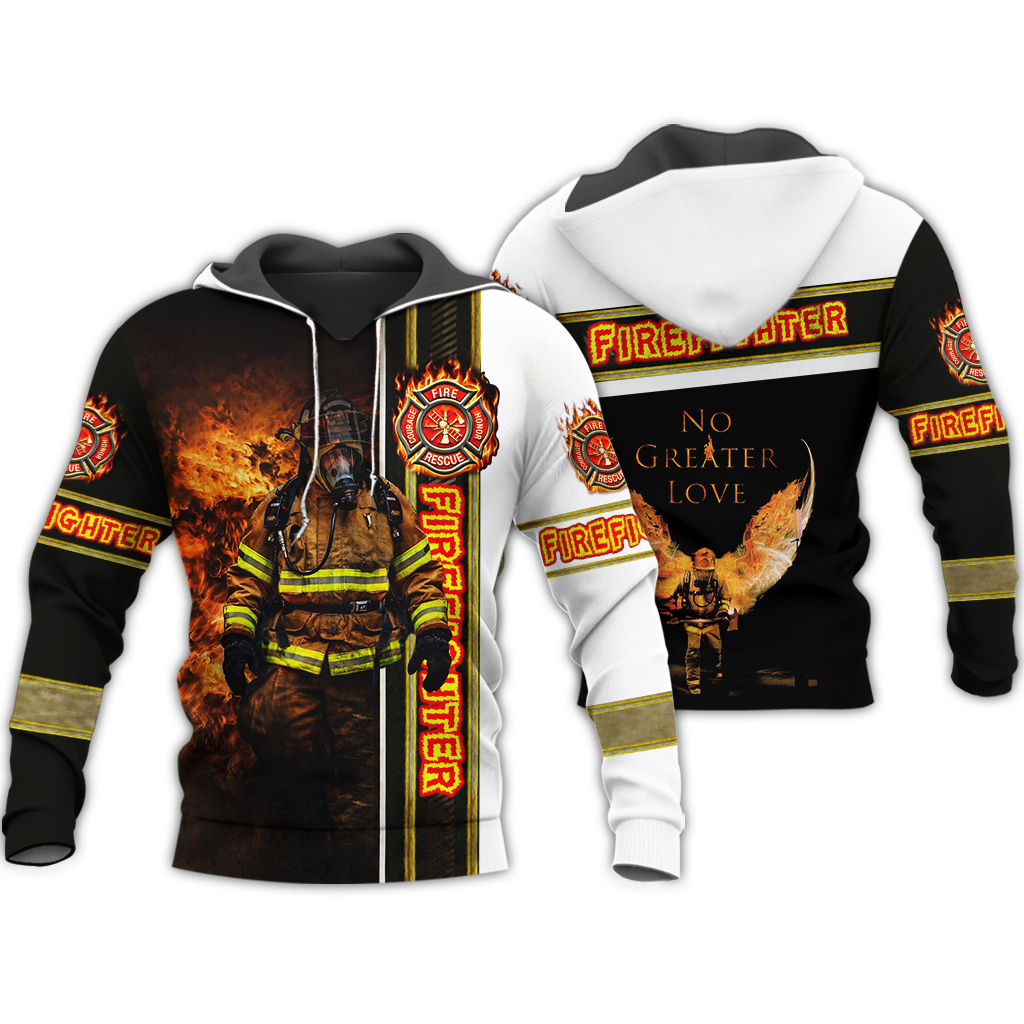 Awesome Hoodie 3D All Over Print Firefighter - Hoodie, T-Shirt, Zip Hoodies, Sweatshirt ND773