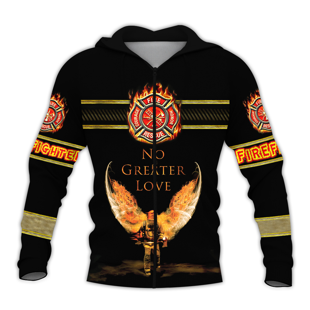 Awesome Hoodie 3D All Over Print Firefighter - Hoodie, T-Shirt, Zip Hoodies, Sweatshirt ND779