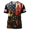 Awesome Hoodie 3D All Over Print Firefighter - Hoodie, T-Shirt, Zip Hoodies, Sweatshirt ND780