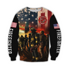 Awesome Hoodie 3D All Over Print Firefighter - Hoodie, T-Shirt, Zip Hoodies, Sweatshirt ND780